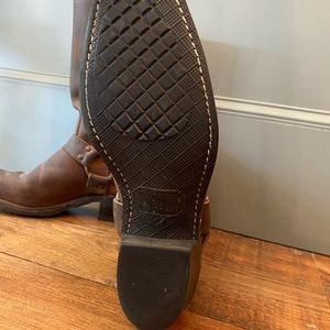 Frye Harness 12R boots. Tan color. Size 8 women’s.